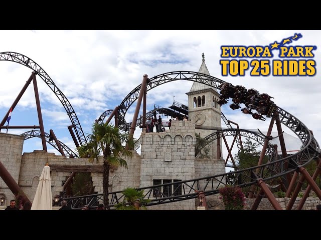 Top 25 Rides at Europa Park (2024)