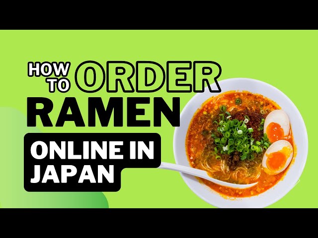 Japan's largest food delivery service setup and ramen review