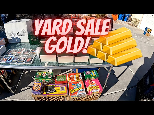 SPORTS CARD AND COLLECTIBLES HOMERUN YARD SALE DEAL!