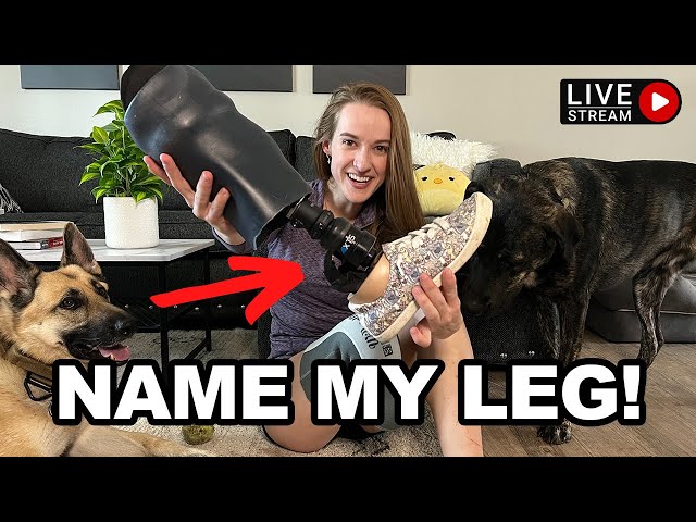 Naming My New Leg! 🎉 Join me LIVE to help me name her & support an amazing cause!