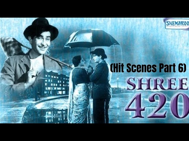 Shree 420 (Hit Scenes Part 6) | Raj Kapoor | Nargis | Nadira | Hit Movies | #trending | #rajkapoor