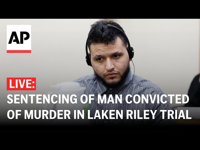 Laken Riley trial LIVE: Sentencing of man convicted of murder in the killing of Georgia student