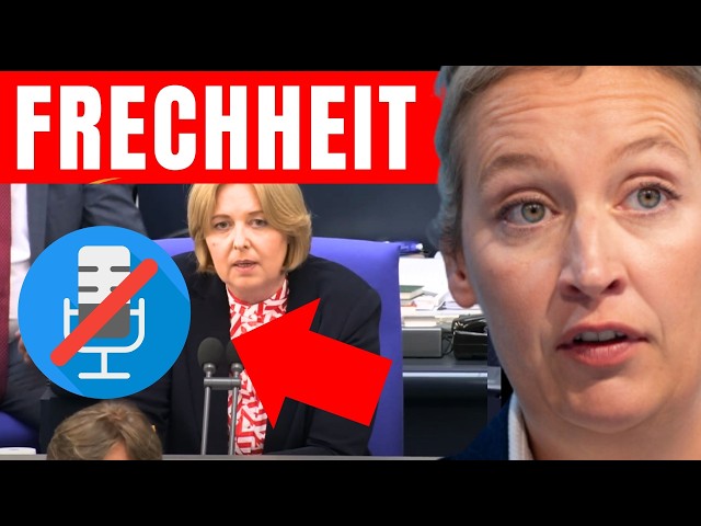 PLÖTZLICH SCHALTET SIE AFD MIKRO AUS! 💥 ESKALIERT IM BUNDESTAG! 💥 AFD REDE GEHT GERADE ÜBERALL VIRAL