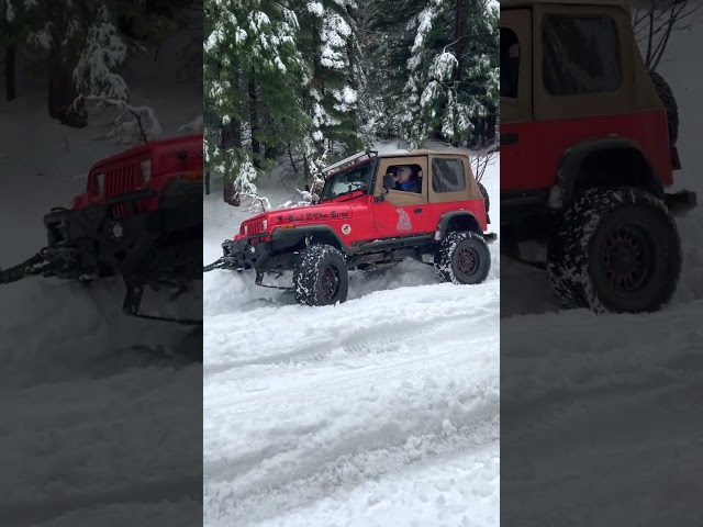 Snow Wheeling in California