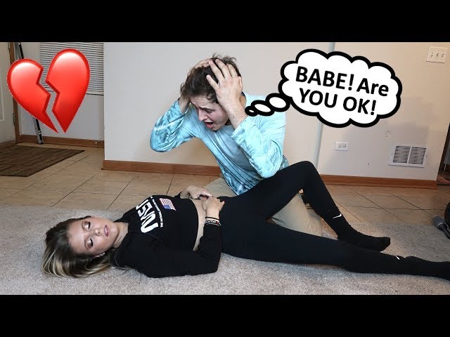 I PASSED OUT Prank on BOYFRIEND!! (He Freaked OUT)