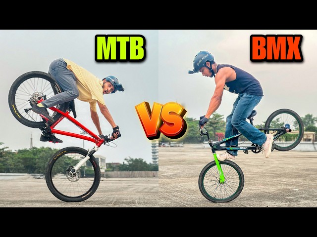 MTB vs BMX Stunt Battle | Ultimate Skills Challenge!