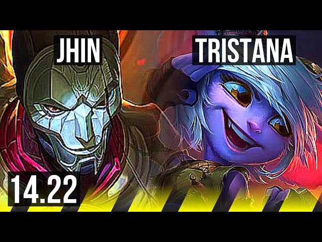 JHIN & Rell vs TRISTANA & Alistar (ADC) | KR Challenger | 14.22