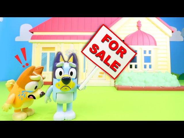 Bluey Gets a New House | Bluey New Home Adventure | Pretend Play With Bluey Toys