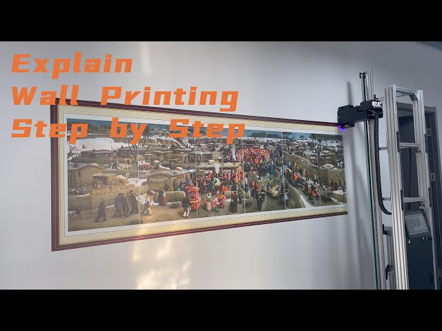 Explain The Wall Printing Process Step by Step | VPJet4.0 Wall Printer