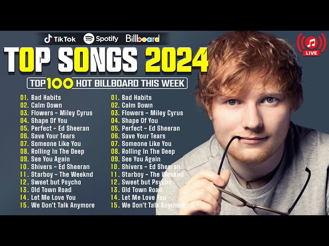 Ed Sheeran, Bruno Mars, Dua Lipa, Adele, Maroon 5, Rihanna, The Weeknd 🌟 Música Pop En Inglés 2024 💖