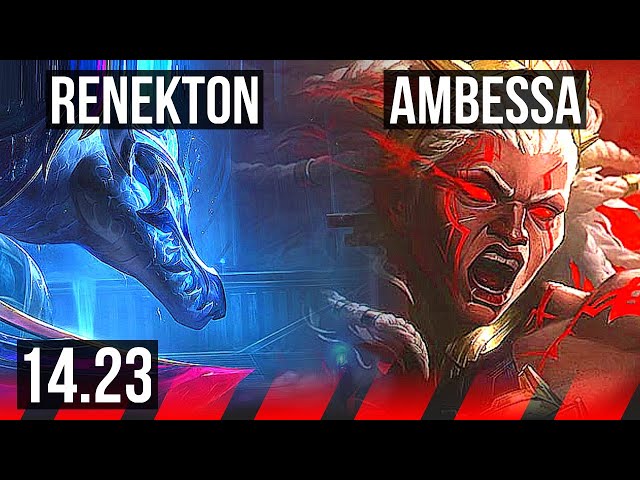 RENEKTON vs AMBESSA (TOP) | KR Master | 14.23