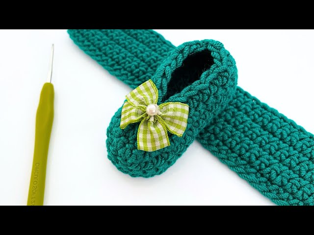 EASY BABY CROCHET SHOES