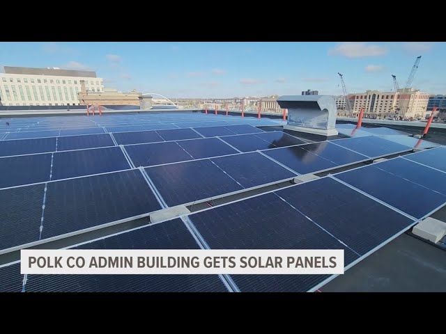 Polk County Administration Building gets solar panels