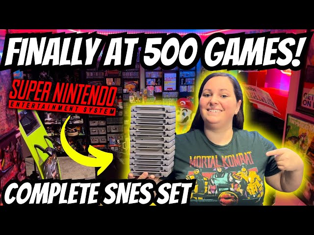 I Finally Reached 500 Super Nintendo Games! More SNES Scores!