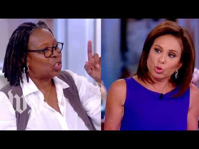 Watch the screaming match between Whoopi Goldberg and Judge Jeanine