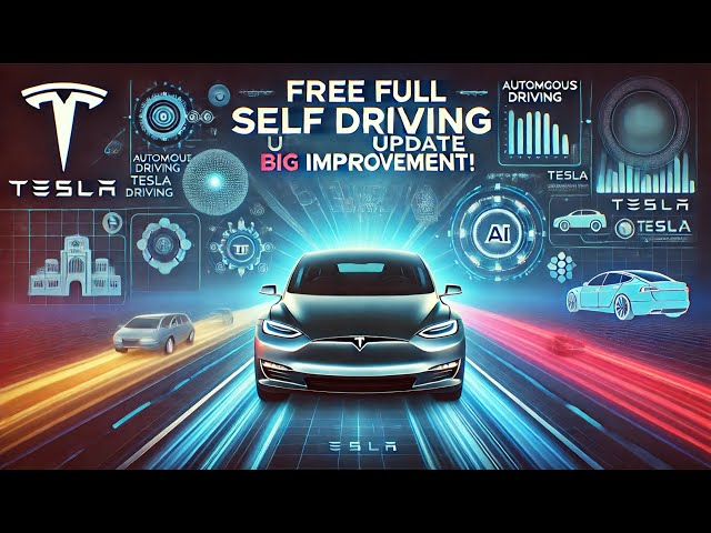 Tesla Free Full Self Driving Update Big Improvement!