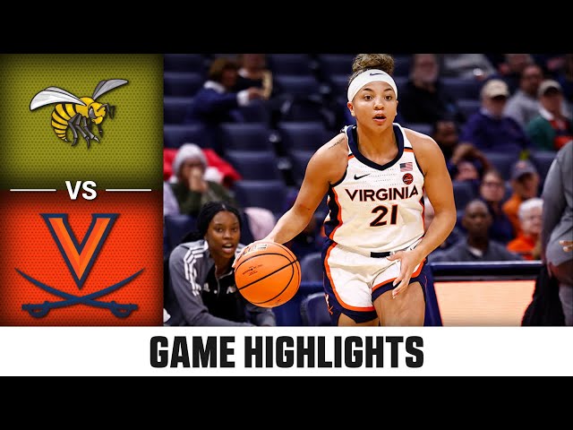 Alabama State vs. Virginia Game Highlights | 2024-25 ACC Women’s Basketball