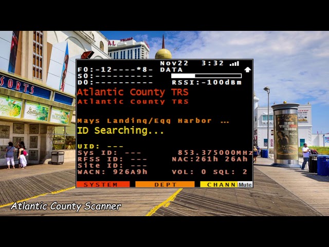 Atlantic County, New Jersey (USA) -- LIVE 24/7 scanner feed