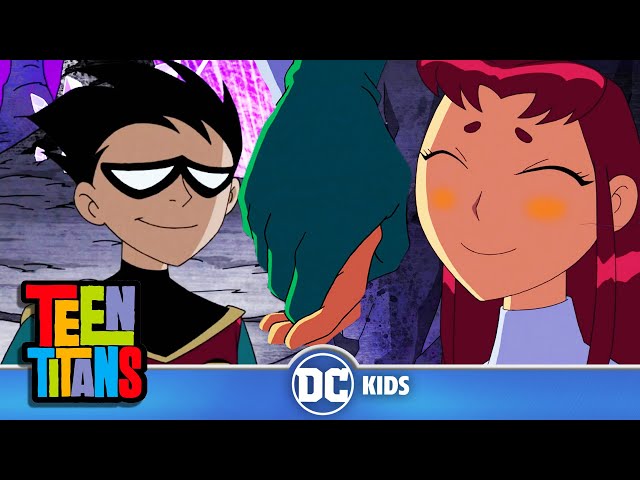 The BEST of Robin & Starfire! ❤️💜 Seasons 1-2 | Teen Titans | @dckids