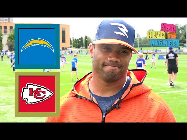 Chargers or Chiefs? 😬 Russell Wilson takes on ESPN’s You Have To Answer challenge