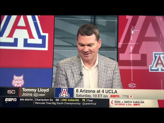 The Wondrous Tommy Lloyd allows SportsCenter to Interview him in kind