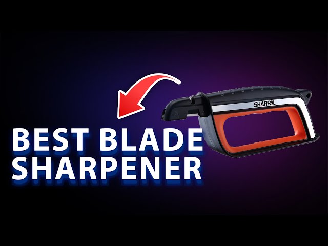 Best Blade Sharpener - Sharpal 103N review - easily sharpen mower blades, axes & other garden tools