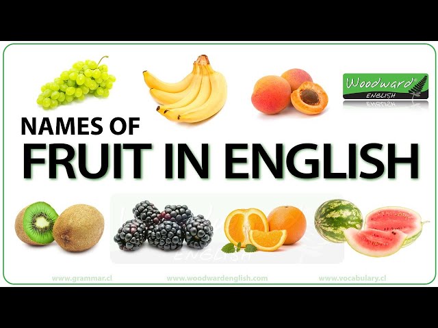 Fruit in English | Learn English Vocabulary about Fruit with Pictures