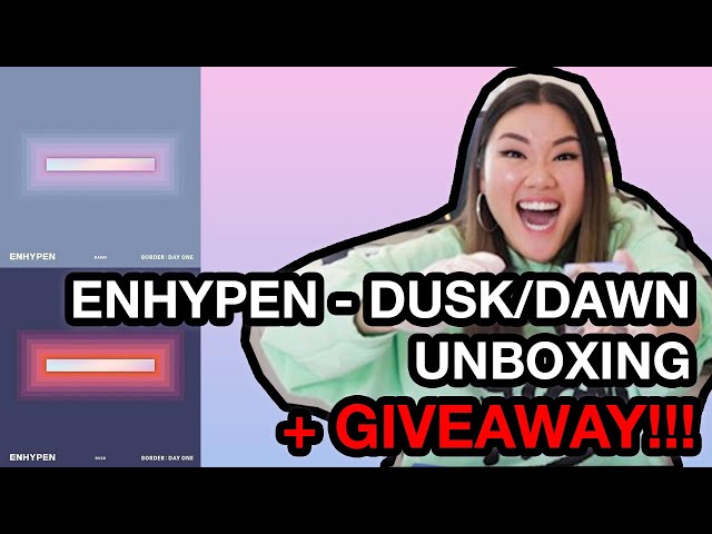 [UNBOXING WITH JAS!] ENHYPEN Border: Day One Album (Dusk AND Dawn!!) + GIVEAWAY!!!!!!