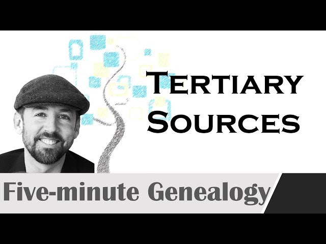 How to use tertiary sources