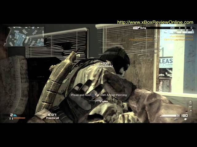 Call of Duty G H O S T - Free For All Octane [HD 1080p] Gameplay xBox 360 COD