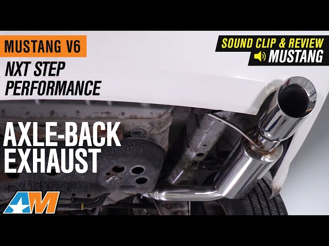 2005-2009 Mustang V6 Nxt Step Performance Axle-Back Exhaust Review & Install