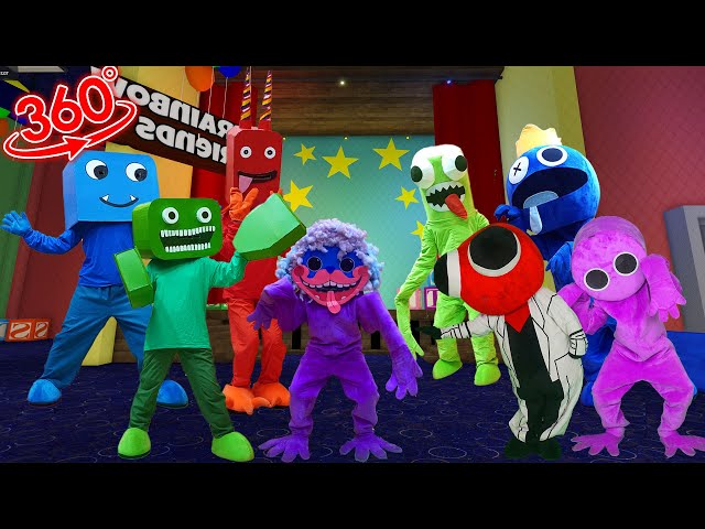 VR 360° NEW Rainbow Friends Monster In Real Life 🎶 Friday Night Funkin' (Roblox Rainbow Friends)