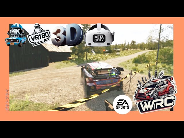 [EA Sports WRC][3D VR180 Video][第62話]シーズン6 モーメント Secto Rally Finland