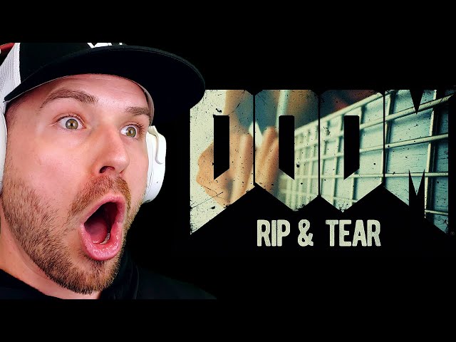 First Time Hearing DOOM OST - Rip & Tear (Mick Gordon) (REACTION!!!)