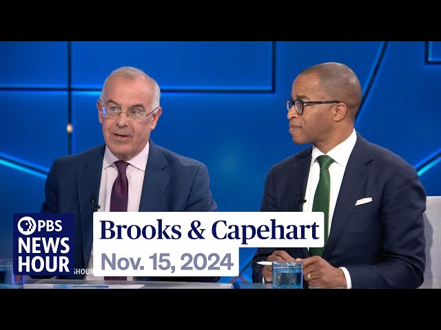 Brooks and Capehart on the 'chaos' surrounding Trump's Cabinet picks