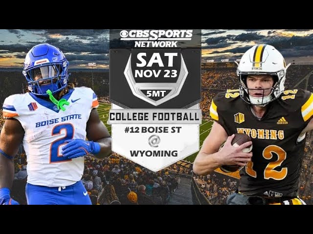 #12 Boise State vs Wyoming PREVIEW AND PREDICTIONS/KEYS TO GAME!