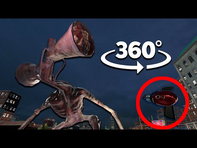 Sirenhead 360 VR Video Film 23 || Funny Horror Animation ||