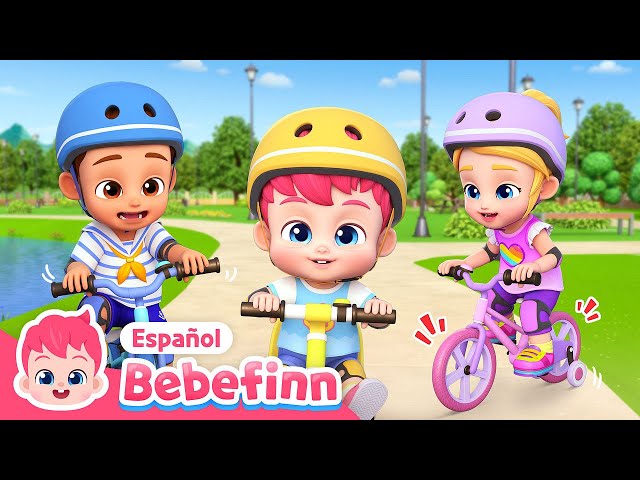 Aprendamos a Montar en Bicicleta🚲 | EP99 | Canciones Infantiles | Bebefinn en español