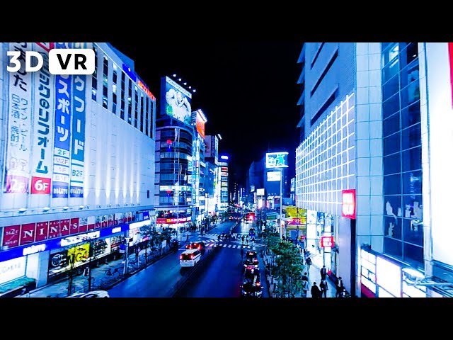 VR video 3D 5.7K | Beautiful night view of JAPAN, TOKYO SHINJUKU #3