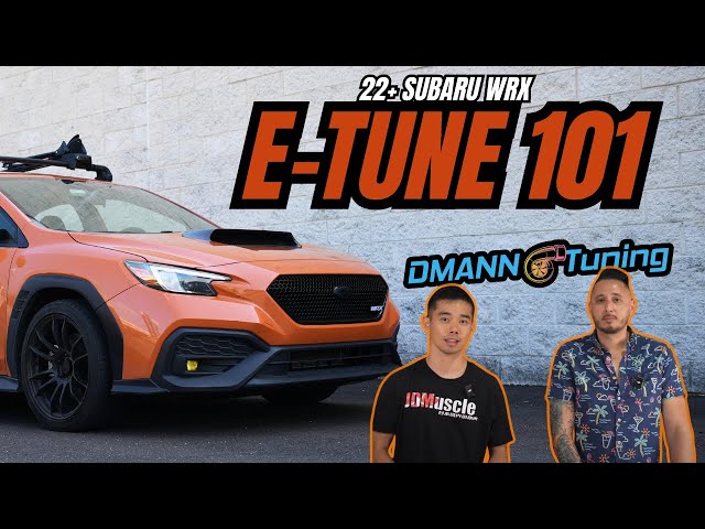 WATCH this before Tuning Your VB! E-Tune 101 by  Dmann Tuning