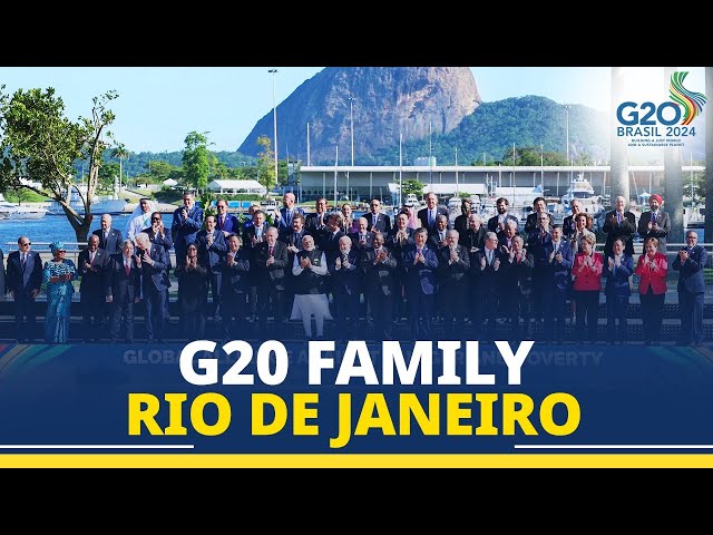 LIVE: G20 leaders meet in Rio de Janeiro, Brazil