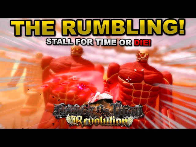 Surviving the RUMBLING In Roblox Attack On Titan Revolution... Here's What Happened!