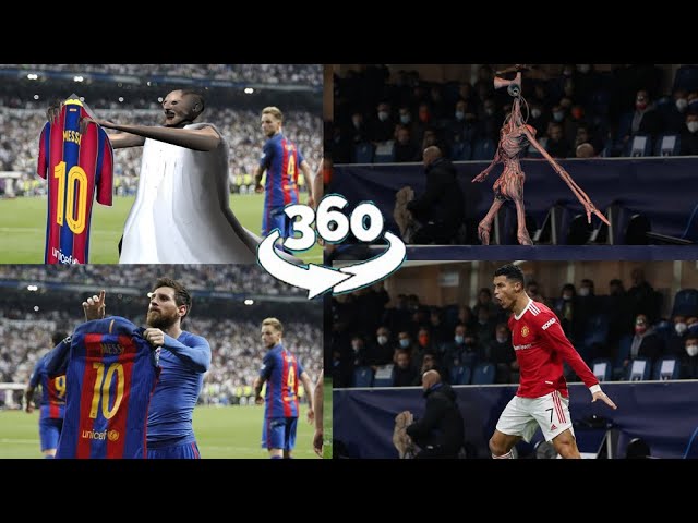 Siren Head & Granny VS Messi & Cristiano Ronaldo | VR 360° horror 2020