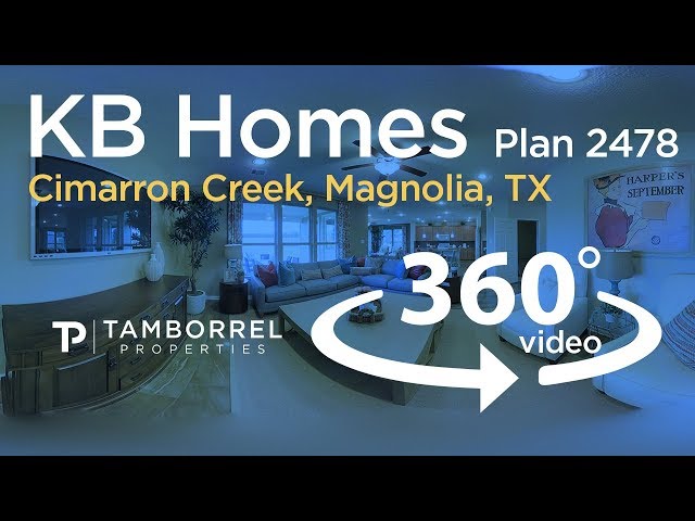 Tamborrel 360 Video - KB Home Plan 2478  - Cimarron Creek Estates, Magnolia, TX