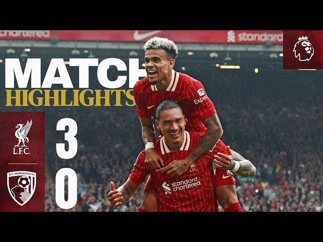 Brilliant Nunez Goal & Another Diaz Double! | Liverpool FC 3-0 Bournemouth | Highlights