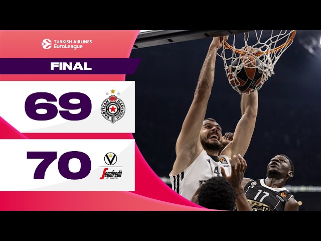 ONE-POINT Thriller in Belgrade | Partizan - Virtus | BASKETBALL HIGHLIGHTS R5