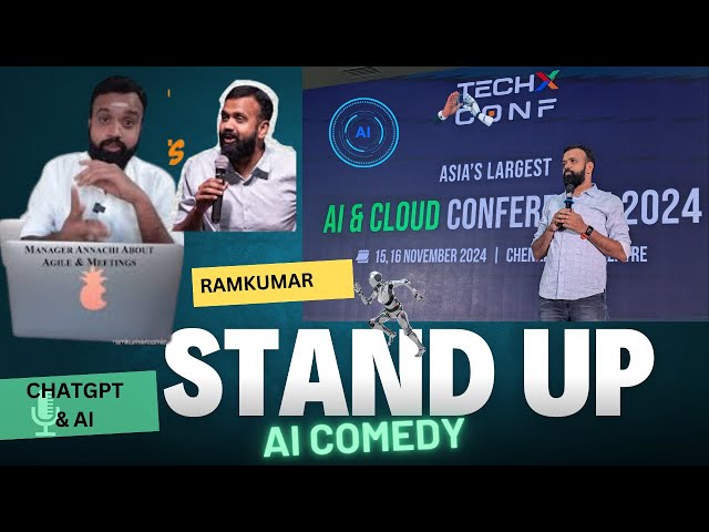 The FUNNIEST Tamil Stand-Up Comedy Moments You've Ever Seen! @TechXConf @ramkumarcomic