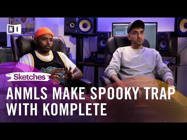 The ANMLS (The Weeknd, French Montana, Belly) Build A Spooky Trap Beat | Native Instruments