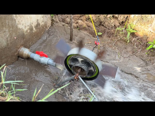 I make new turbine for family's hydroelectric dam