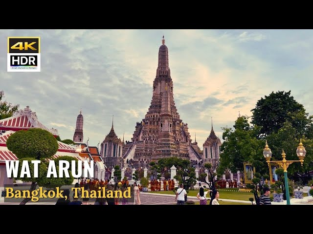 Why You Should Visit Wat Arun Temple In Bangkok, Thailand [4K HDR]